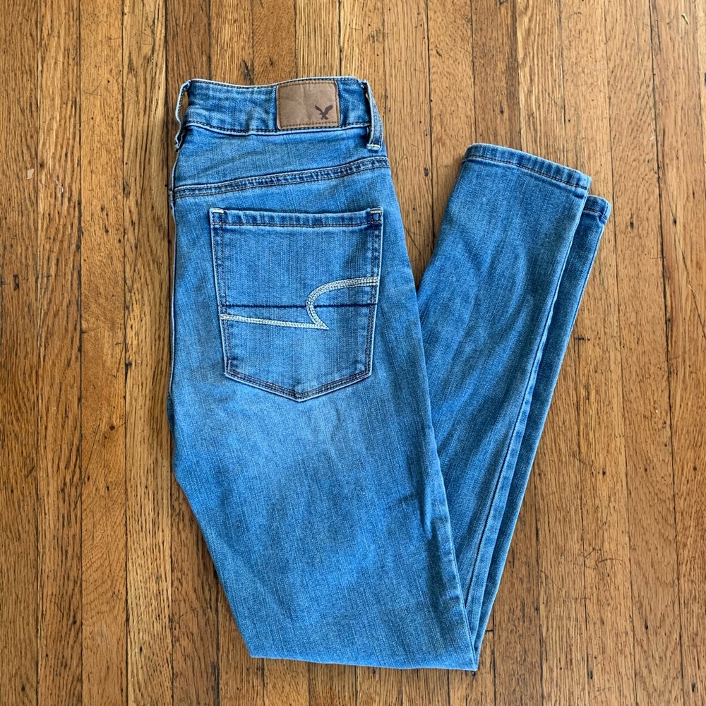 American Eagle High Rise Skinny Jeans